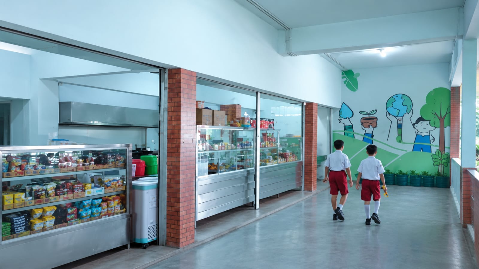 Kantin internal sekolah